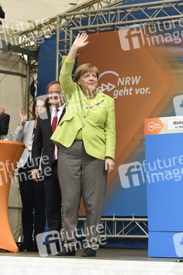 Abschlussveranstaltung der CDU im NRW Wahlkampf in Aachen
