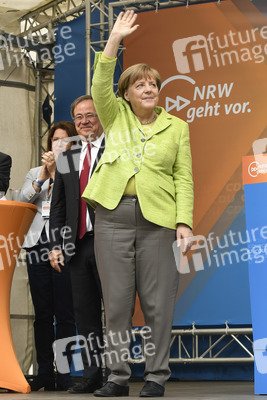 Abschlussveranstaltung der CDU im NRW Wahlkampf in Aachen