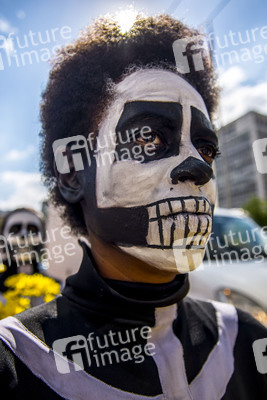 Demonstration gegen Sparmaßnahmen im Kulturbereich in Sao Paulo