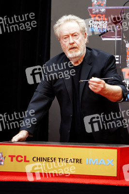 Hand and Footprint Ceremony mit Ridley Scott in Los Angeles