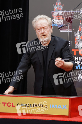 Hand and Footprint Ceremony mit Ridley Scott in Los Angeles