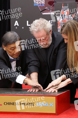 Hand and Footprint Ceremony mit Ridley Scott in Los Angeles
