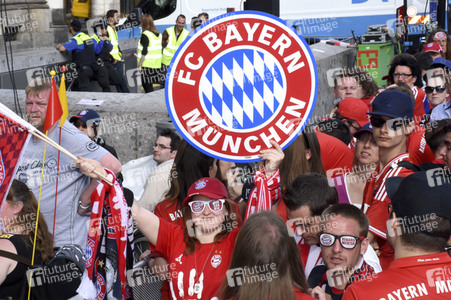 Meisterfeier 2017 des FC Bayern München