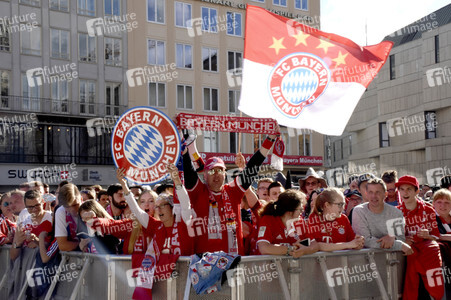 Meisterfeier 2017 des FC Bayern München