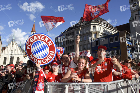 Meisterfeier 2017 des FC Bayern München