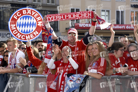 Meisterfeier 2017 des FC Bayern München