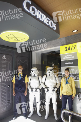 Briefmarkenpräsentation zu 40 Jahre Star Wars in Madrid