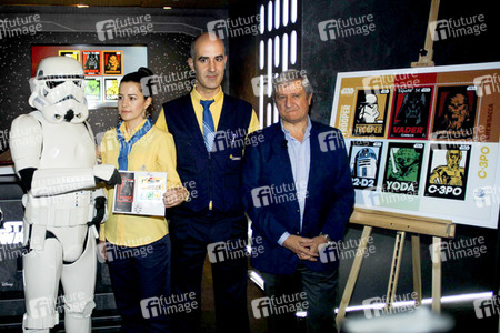 Briefmarkenpräsentation zu 40 Jahre Star Wars in Madrid