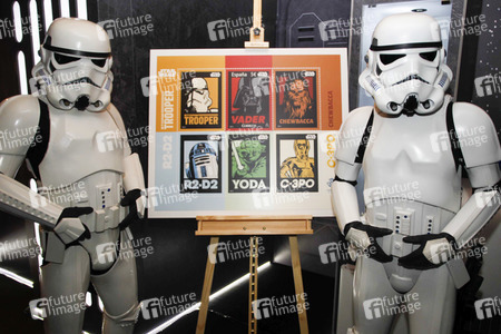 Briefmarkenpräsentation zu 40 Jahre Star Wars in Madrid