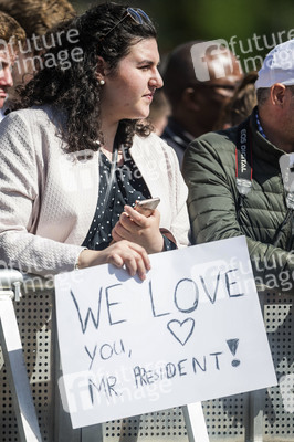 Obama und Merkel beim 36. Deutschen Evangelischen Kirchentag in Berlin