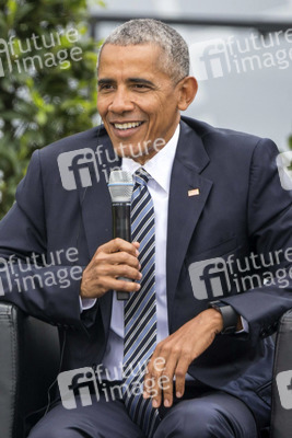 Obama und Merkel beim 36. Deutschen Evangelischen Kirchentag in Berlin