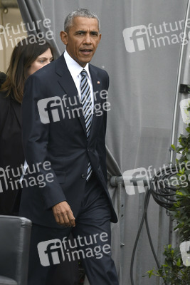Obama und Merkel beim 36. Deutschen Evangelischen Kirchentag in Berlin