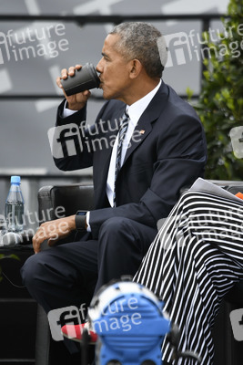 Obama und Merkel beim 36. Deutschen Evangelischen Kirchentag in Berlin