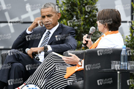 Obama und Merkel beim 36. Deutschen Evangelischen Kirchentag in Berlin