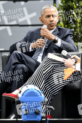 Obama und Merkel beim 36. Deutschen Evangelischen Kirchentag in Berlin