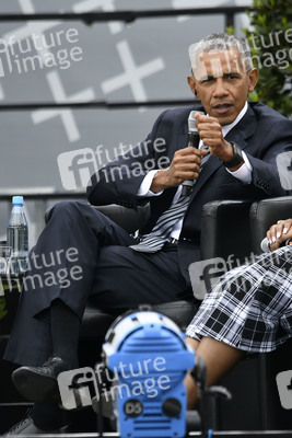 Obama und Merkel beim 36. Deutschen Evangelischen Kirchentag in Berlin