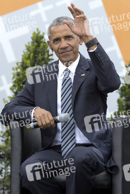 Obama und Merkel beim 36. Deutschen Evangelischen Kirchentag in Berlin