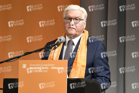Steinmeier auf dem 36. Deutschen Evangelischen Kirchentag in Berlin