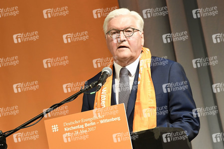 Steinmeier auf dem 36. Deutschen Evangelischen Kirchentag in Berlin