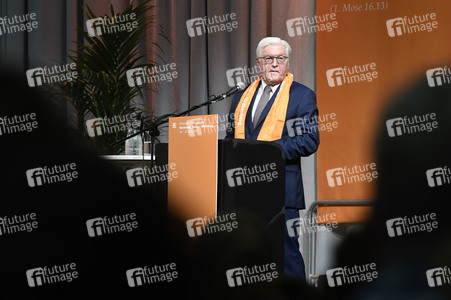 Steinmeier auf dem 36. Deutschen Evangelischen Kirchentag in Berlin