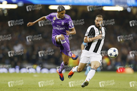 UEFA Champions League Final Match Teal Madrid vs Juventus Turin in Cardiff