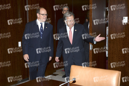 Fürst Albert II. von Monaco bei der UN Ocean Conference in New York
