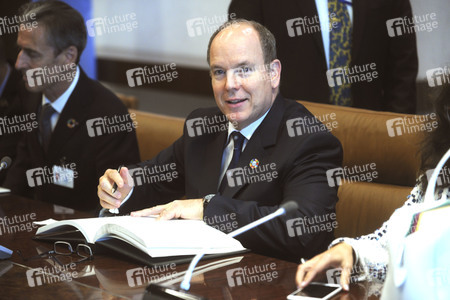 Fürst Albert II. von Monaco bei der UN Ocean Conference in New York