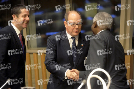 Fürst Albert II. von Monaco bei der UN Ocean Conference in New York