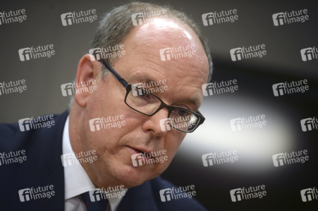 Pressekonferenz von Fürst Albert II. von Monaco in New York