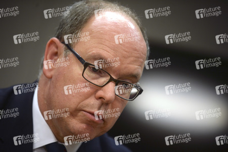 Pressekonferenz von Fürst Albert II. von Monaco in New York