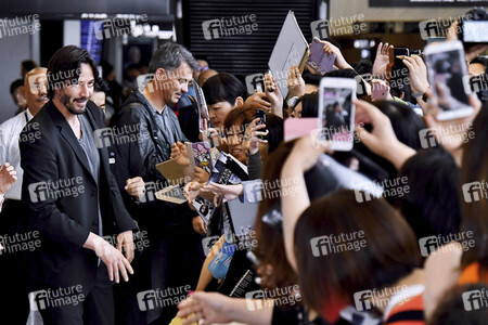 Ankunft von Keanu Reeves in Narita