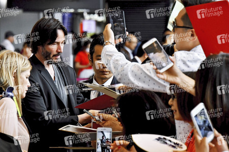 Ankunft von Keanu Reeves in Narita