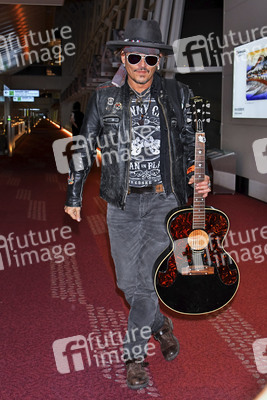 Ankunft von Johnny Depp in Tokio