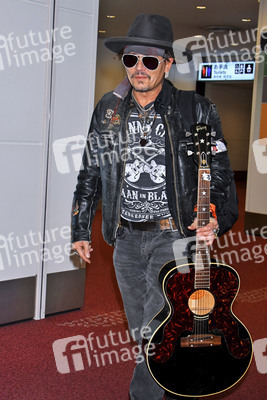 Ankunft von Johnny Depp in Tokio