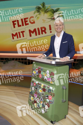 Fototermin zur Quizshow 'Flieg mit mir!' in Hamburg