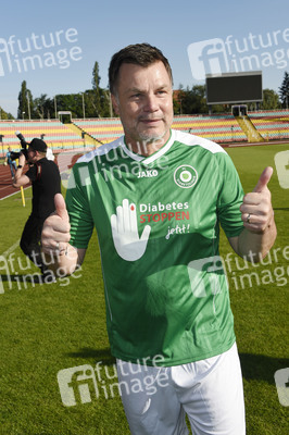 Fußballspiel FC Bundestag vs. FC Diabetologie in Berlin