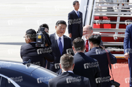 Flughafenankünfte der Staatschefs zum G20-Gipfel in Hamburg