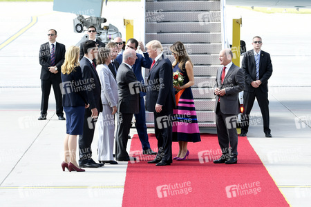 Flughafenankünfte der Staatschefs zum G20-Gipfel in Hamburg