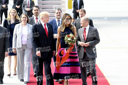 Flughafenankünfte der Staatschefs zum G20-Gipfel in Hamburg