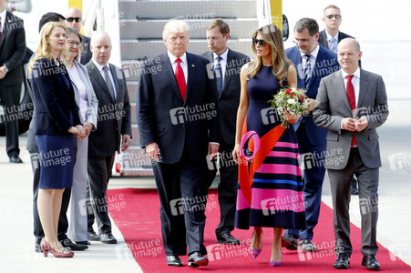 Flughafenankünfte der Staatschefs zum G20-Gipfel in Hamburg