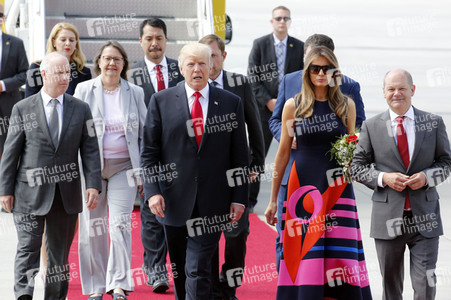 Flughafenankünfte der Staatschefs zum G20-Gipfel in Hamburg