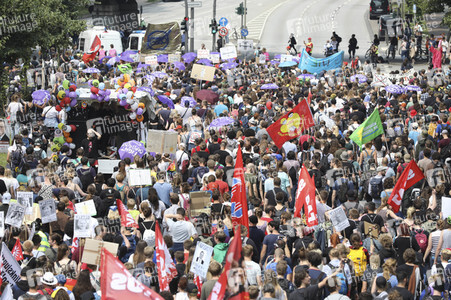 Demonstration 'Bildungsstreik - Jugend gegen G20' in Hamburg