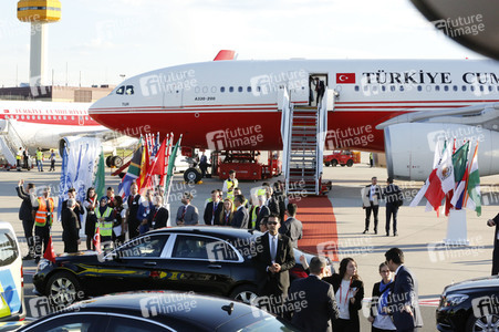 Flughafenankünfte der Staatschefs zum G20-Gipfel in Hamburg