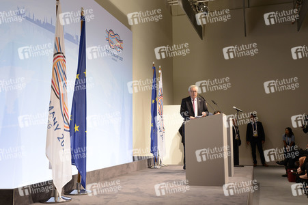 EU-Pressekonferenz auf dem G20-Gipfel in Hamburg