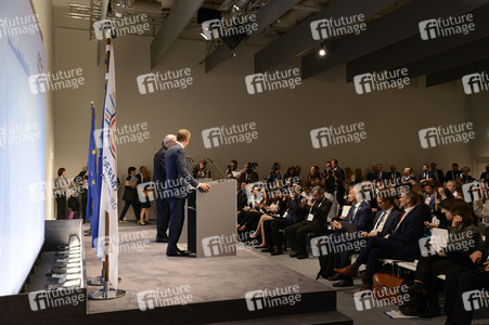 EU-Pressekonferenz auf dem G20-Gipfel in Hamburg