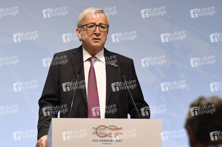 EU-Pressekonferenz auf dem G20-Gipfel in Hamburg