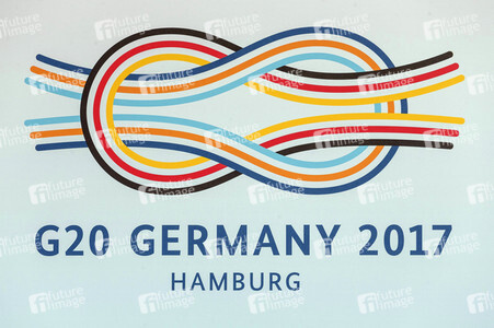 Begrüßung der G20-Gipfel Teilnehmer in Hamburg