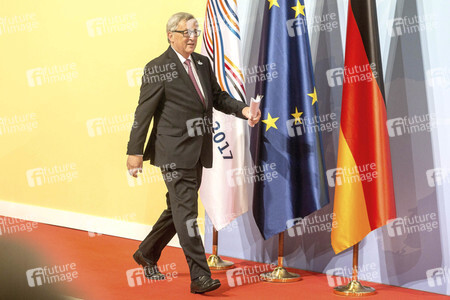 Begrüßung der G20-Gipfel Teilnehmer in Hamburg
