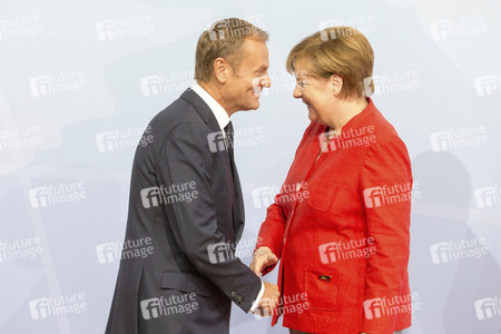 Begrüßung der G20-Gipfel Teilnehmer in Hamburg