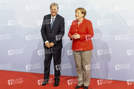Begrüßung der G20-Gipfel Teilnehmer in Hamburg